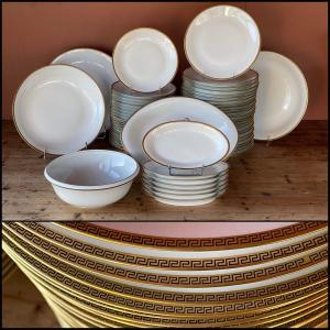 Table Service 57 Pieces Limoges Porcelain 