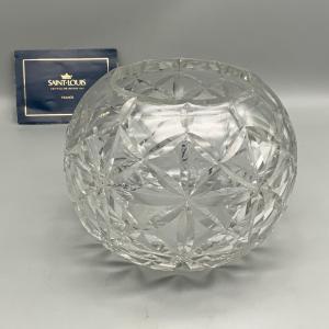 Saint Louis Crystal Ball Vase