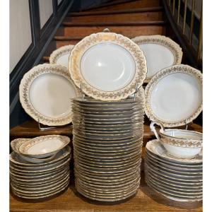 100-piece Limoges Porcelain Dinner Service 