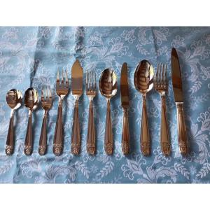 Monaco Grand Prix Art Deco Cutlery Set 134 Pieces