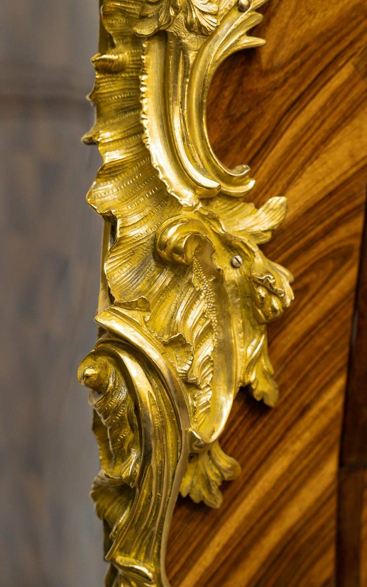 Gilles Joubert And Roger Vandercruse Known As Lacroix Marquetry Chest Of Drawers Circa 1755-photo-1