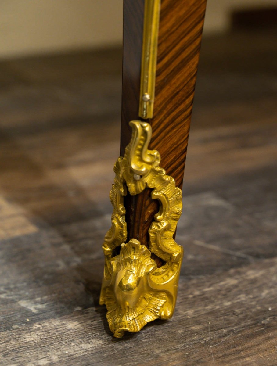 Gilles Joubert And Roger Vandercruse Known As Lacroix Marquetry Chest Of Drawers Circa 1755-photo-3