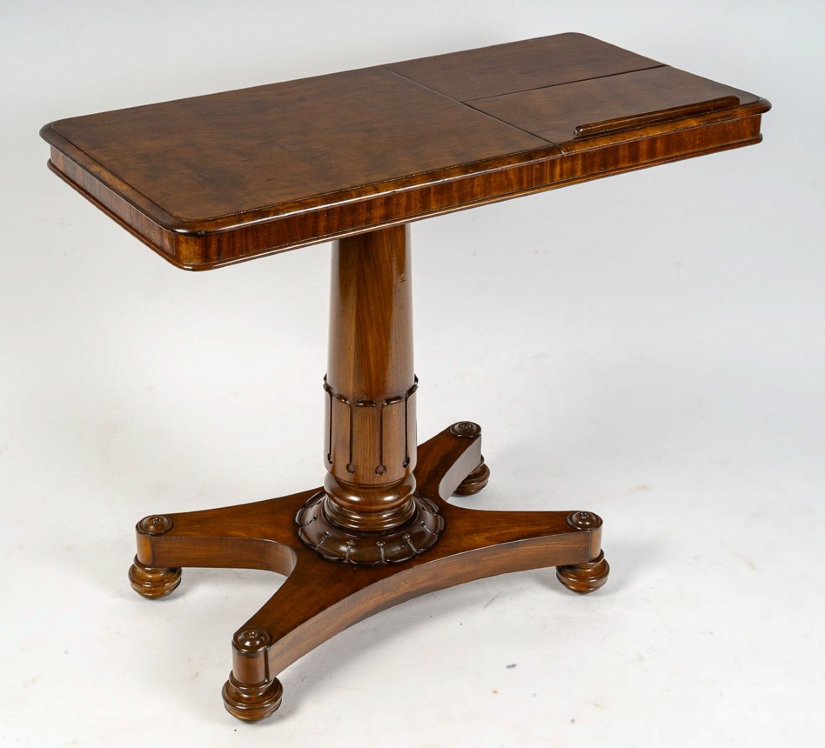 Restoration Period Mahogany System Bed Table Circa 1820-1830-photo-2