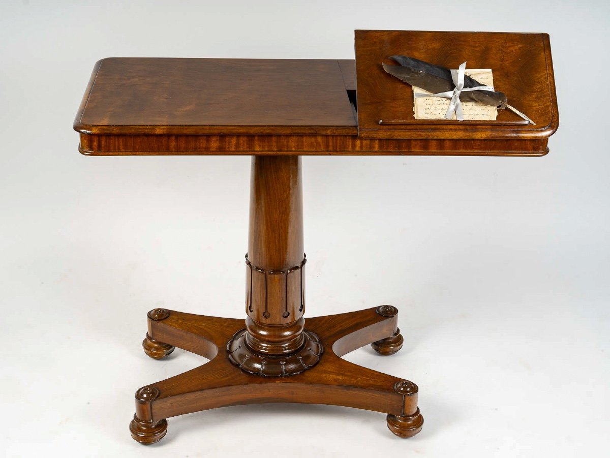 Restoration Period Mahogany System Bed Table Circa 1820-1830