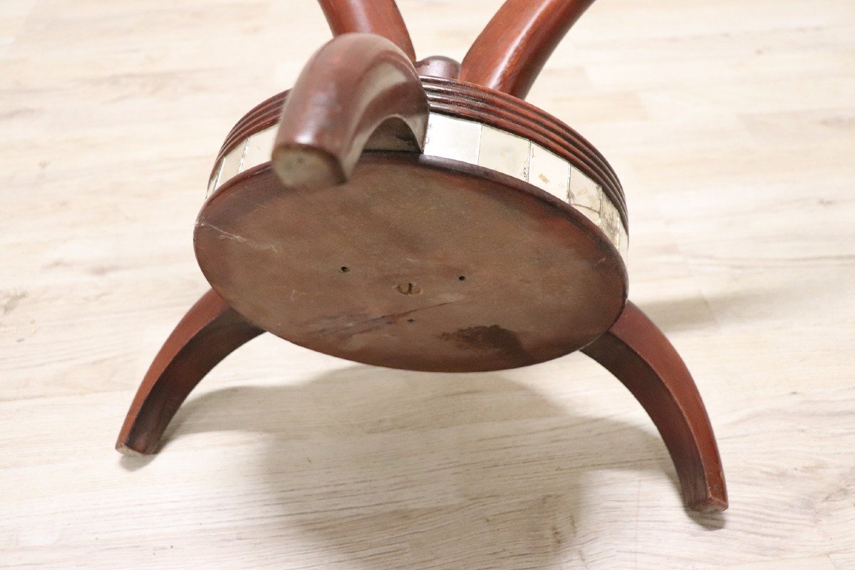 Mid-century Round Coffee Table, 1950s-photo-4