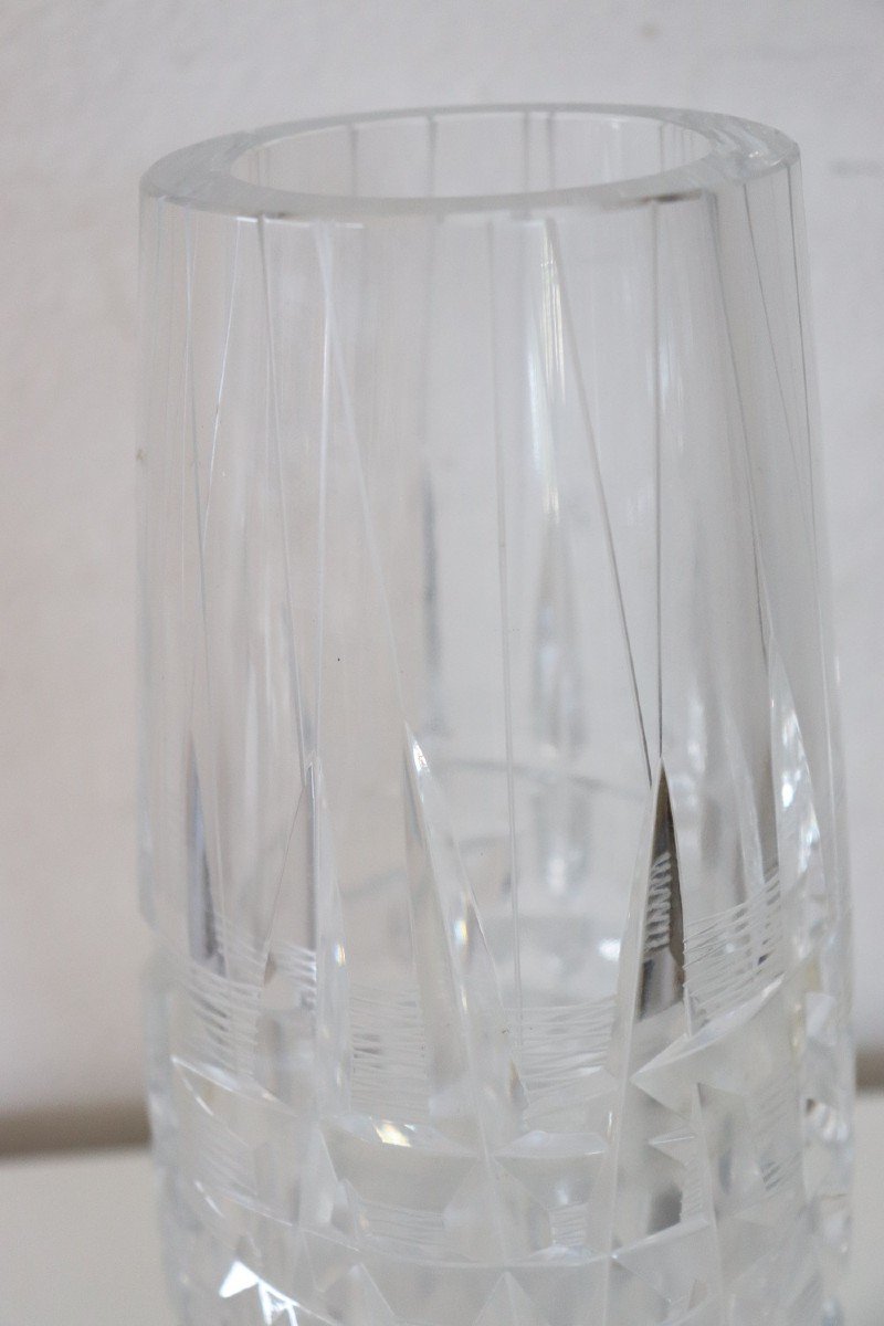 Italian Art Glass Vase, 1970s-photo-3
