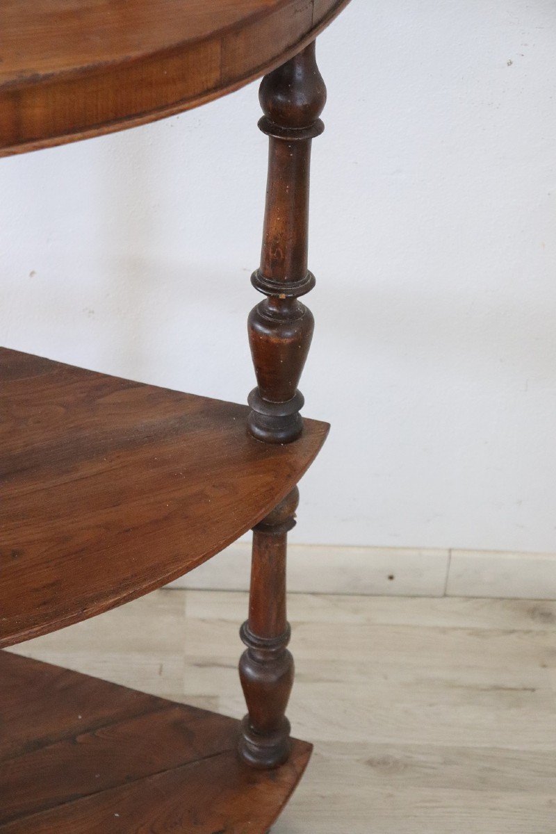 Antique Walnut Corner Shelves 19th Century-photo-4