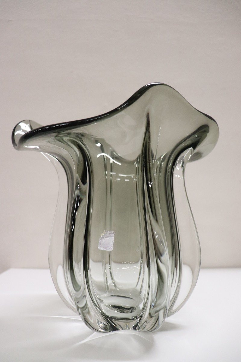 Murano Artistic Glass Vase, 1970s-photo-3