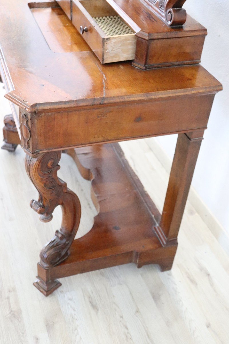 Antique Walnut Dressing Table, 1825-photo-5