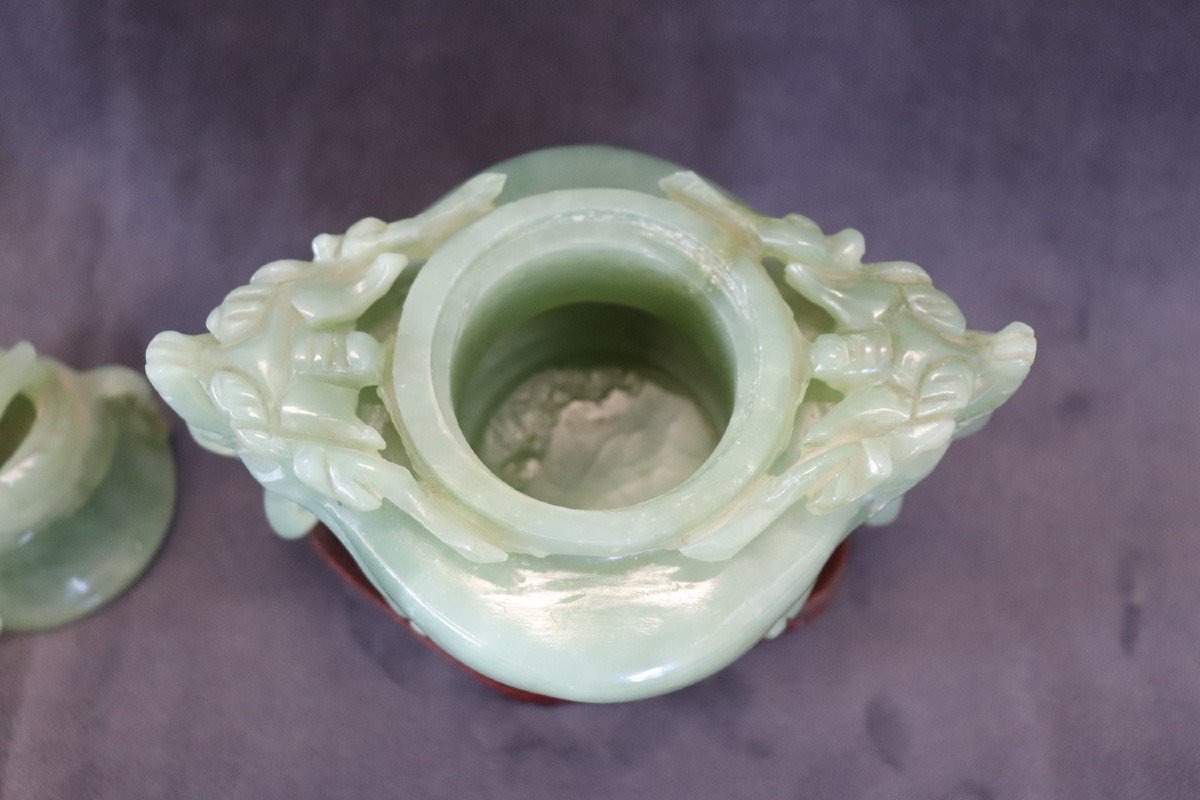 Censer In Carved Jade-photo-4