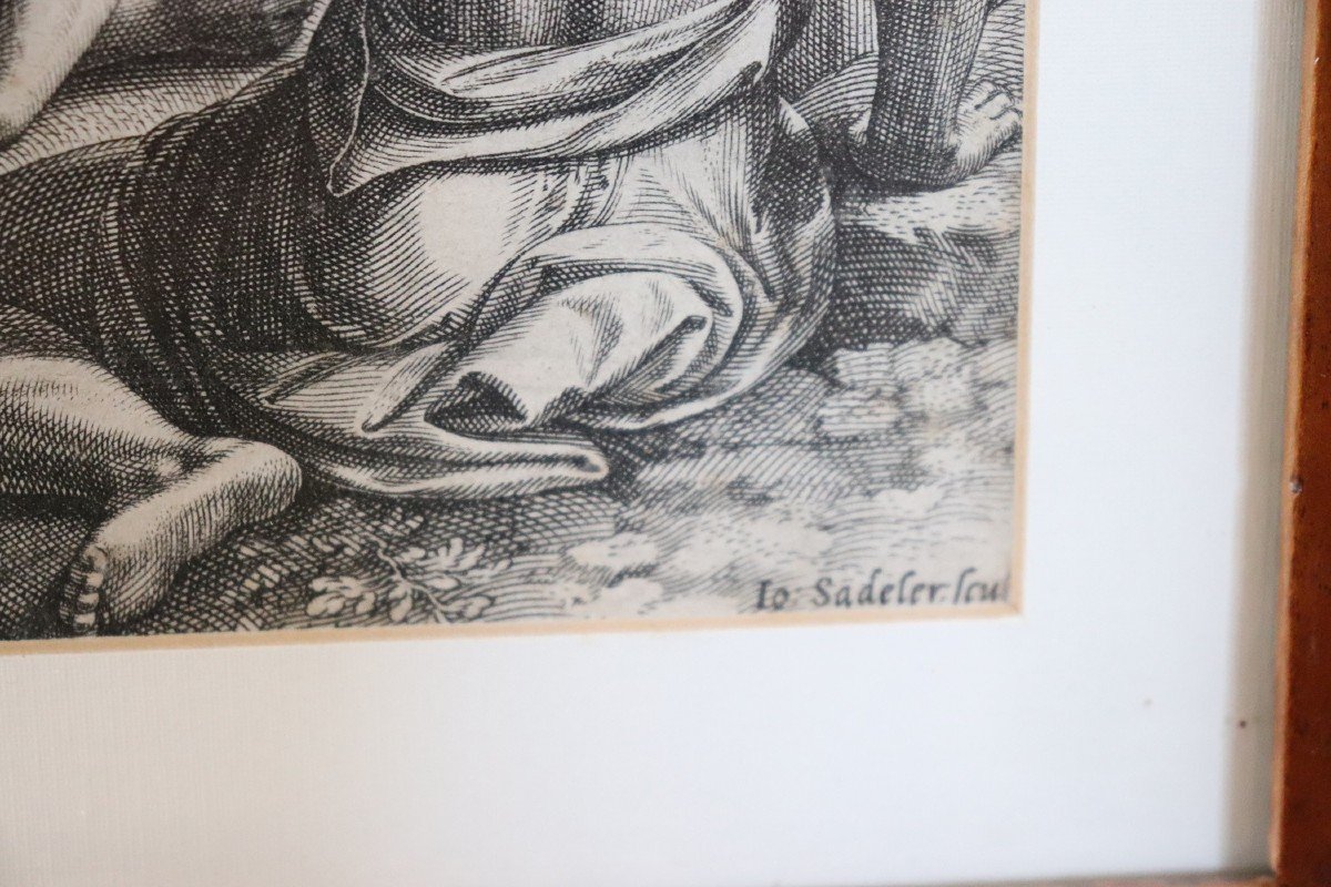 Johann Sadeler I, The Beheading Of St. Paul, Engraving, 16th Century-photo-4