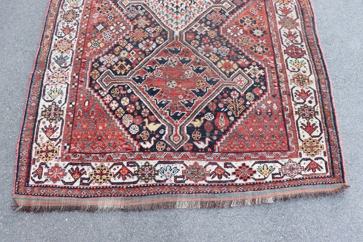 Tapis Shiraz Du Moyen-orient - cm 233 x 152-photo-2