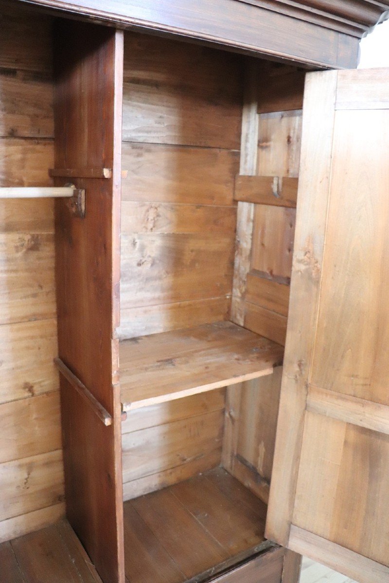 19th Century Poplar Wood Wardrobe-photo-4