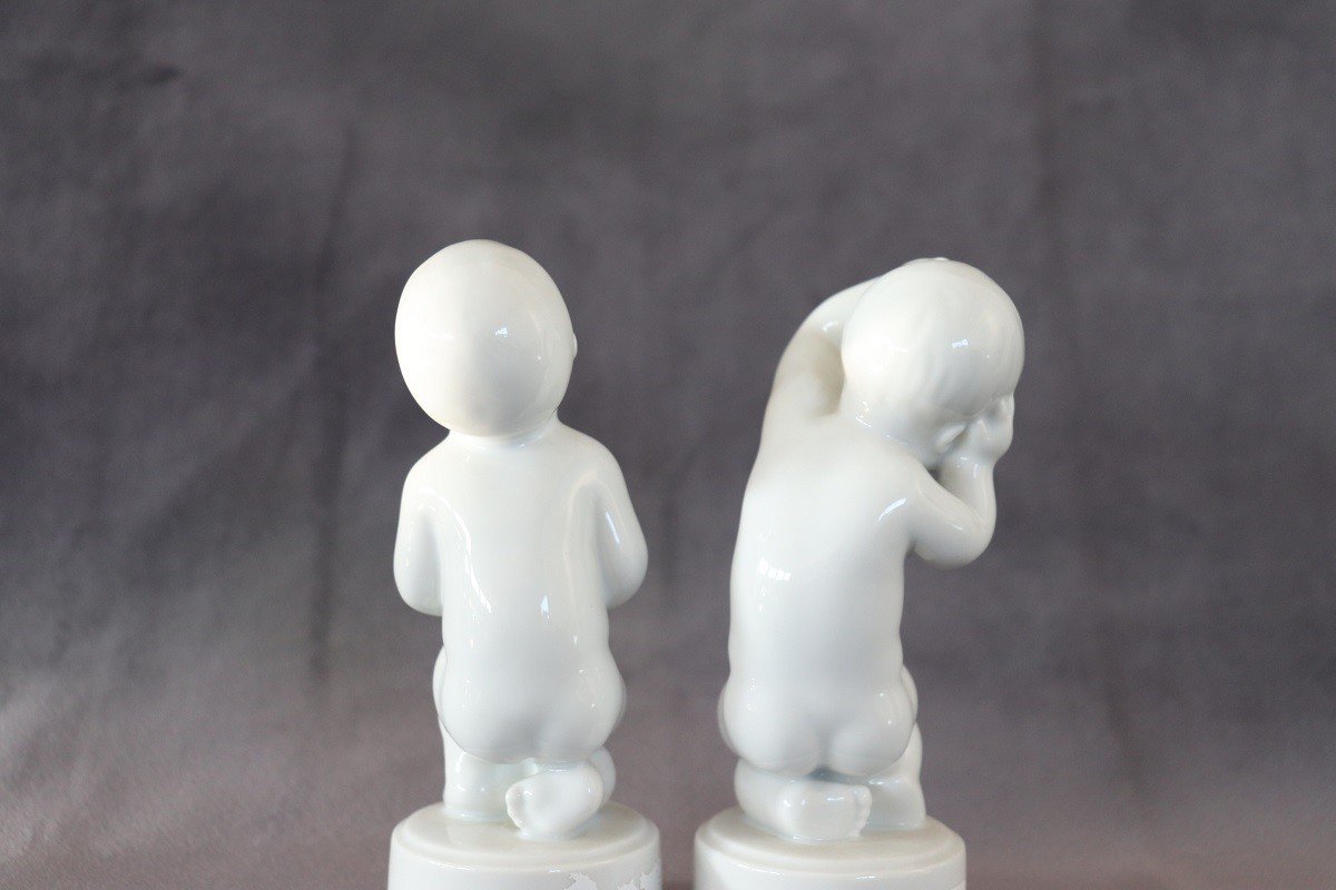 Porcelain Figurines By Bing & Grondahl, 1980s, Set Of 2-photo-1