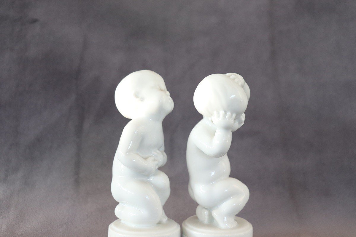 Porcelain Figurines By Bing & Grondahl, 1980s, Set Of 2-photo-2