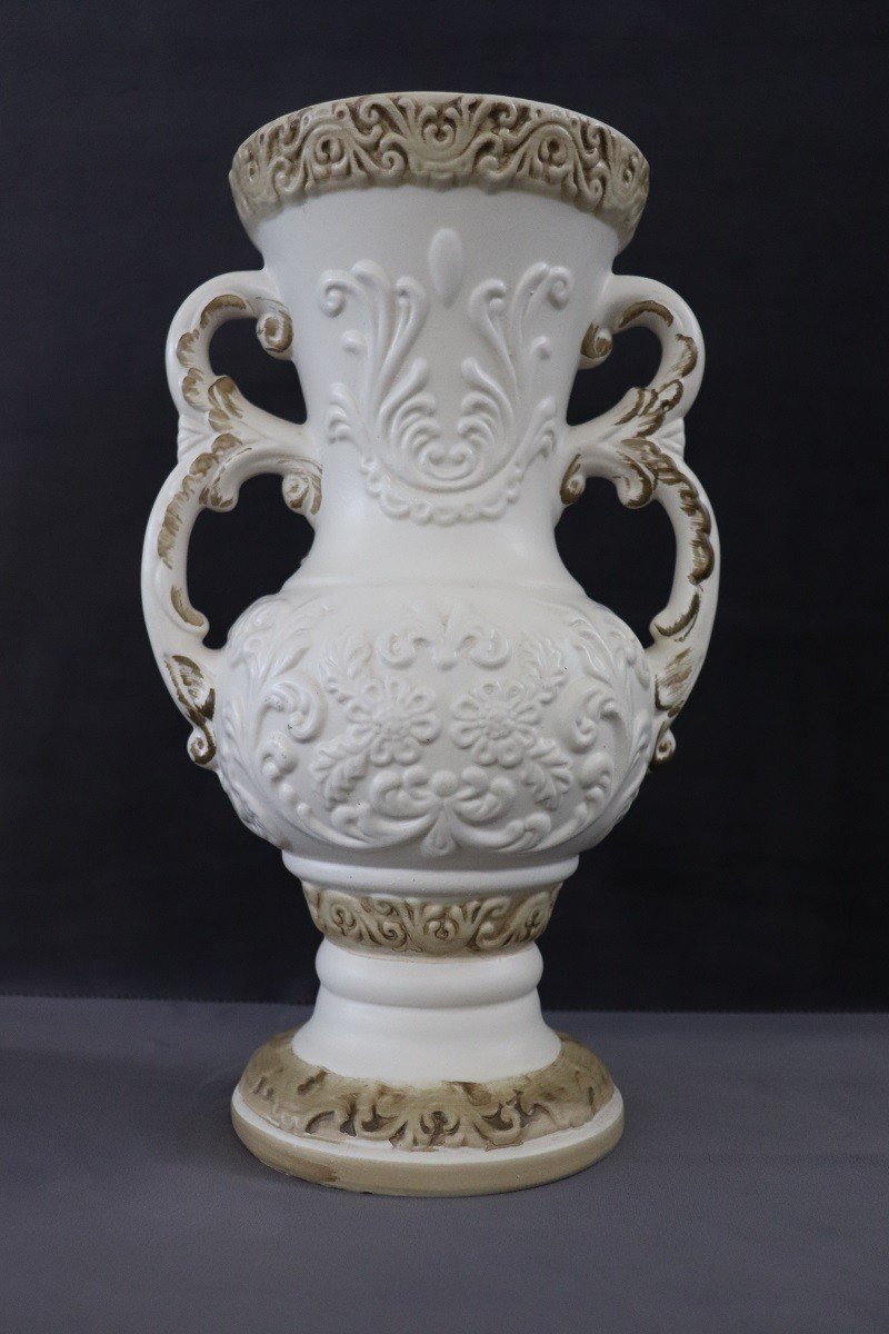 Vase En Biscuit Porcelaine Par Capodimonte-photo-4