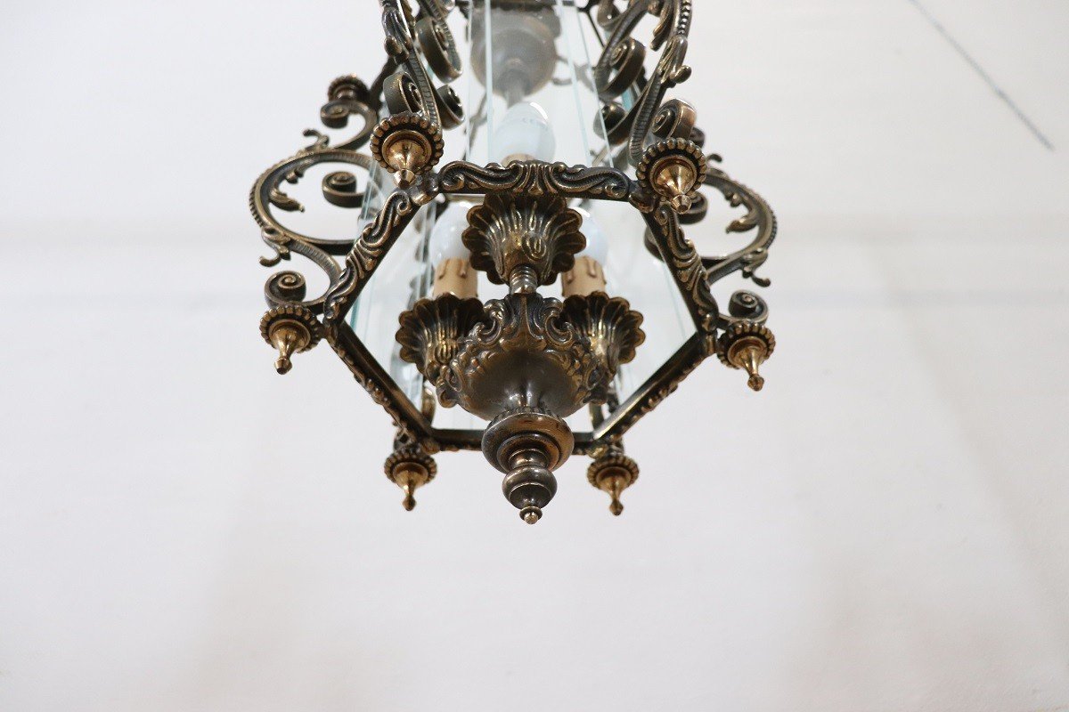 Bronze And Glass Lantern-photo-4