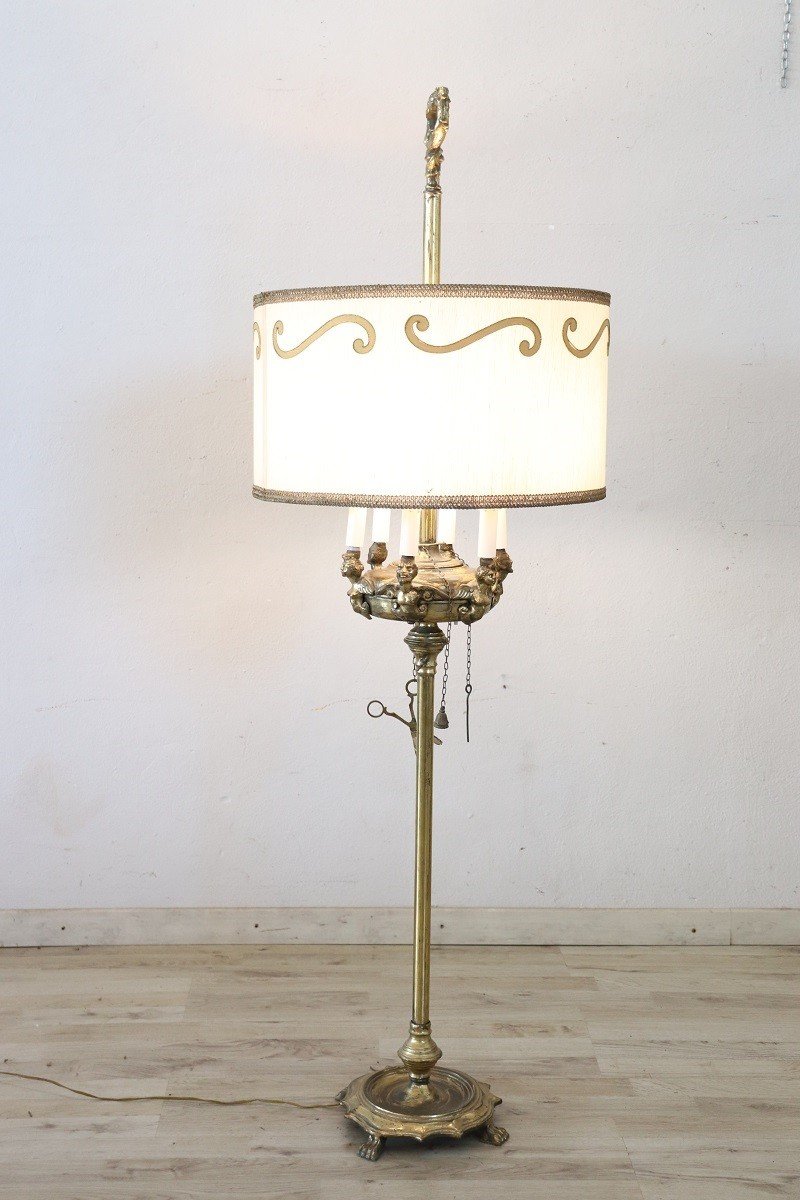 Brass Floor Lamp, 1960s-photo-1