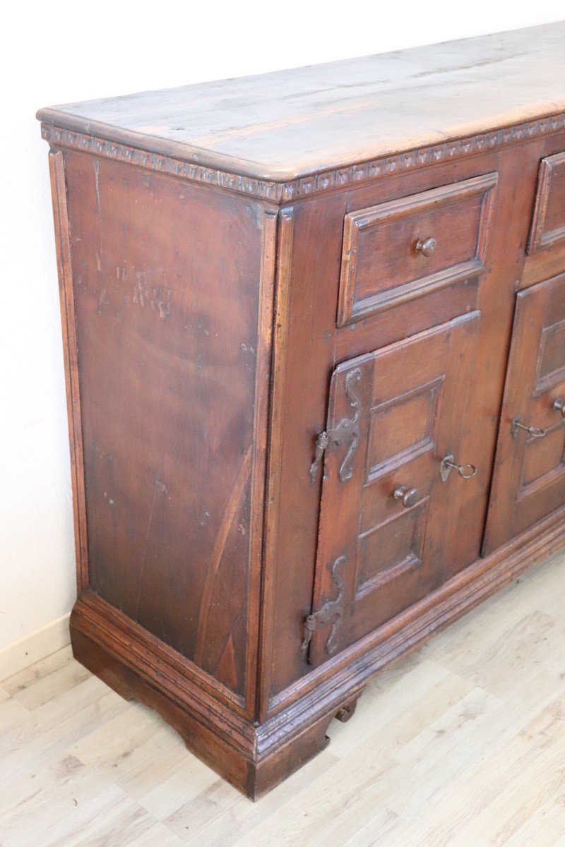 Antique Sideboard In Walnut, Late 17th Century-photo-2