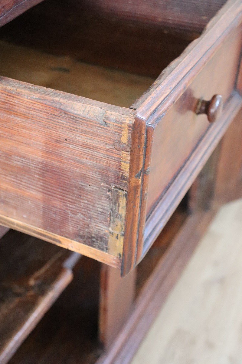 Antique Sideboard In Walnut, Late 17th Century-photo-6