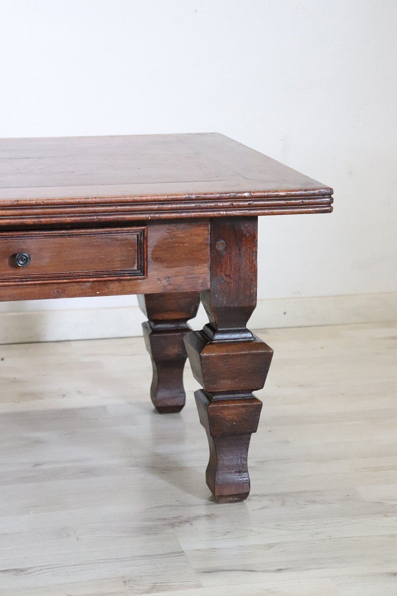 Large Rustic Coffee Or Sofa Table-photo-4