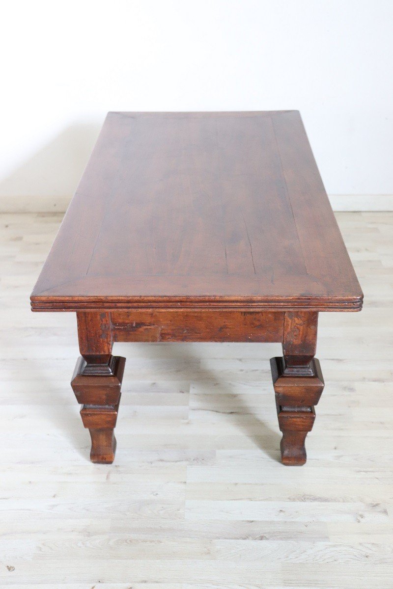 Large Rustic Coffee Or Sofa Table-photo-4