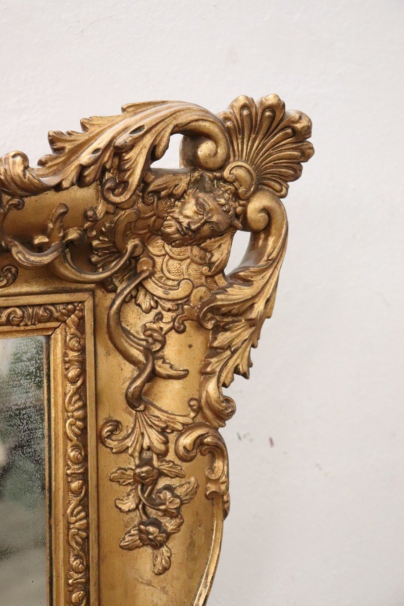 Gilded Wood Wall Mirror-photo-3