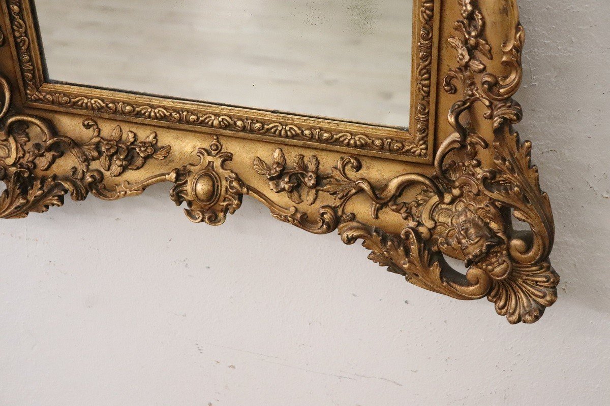 Gilded Wood Wall Mirror-photo-2