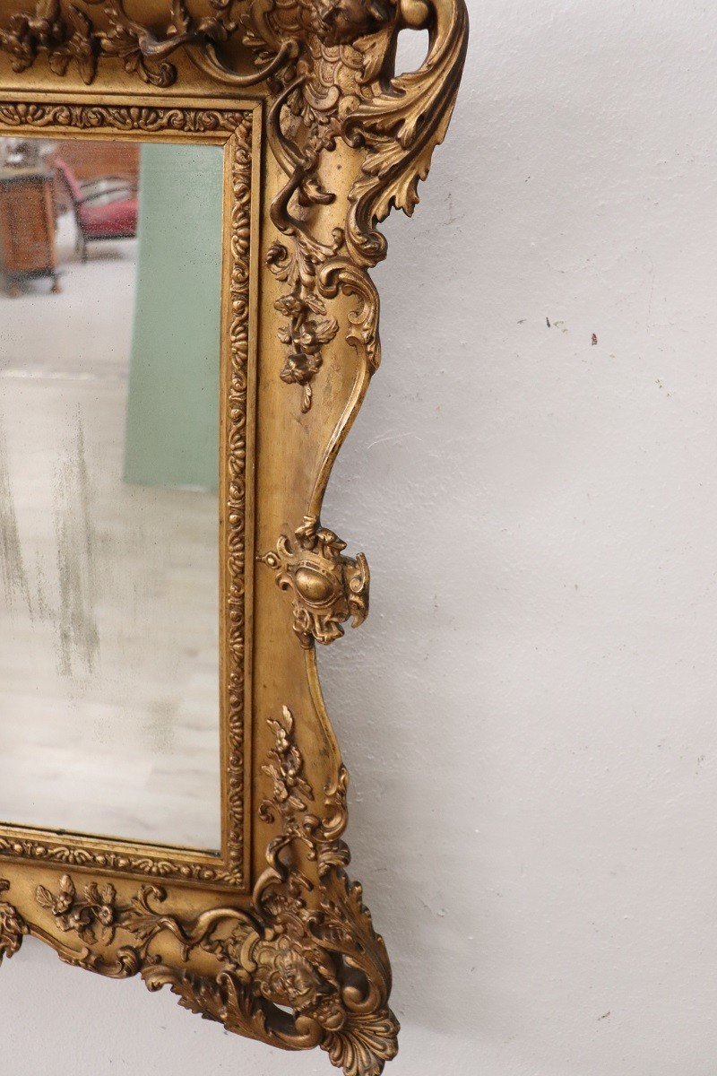 Gilded Wood Wall Mirror-photo-3