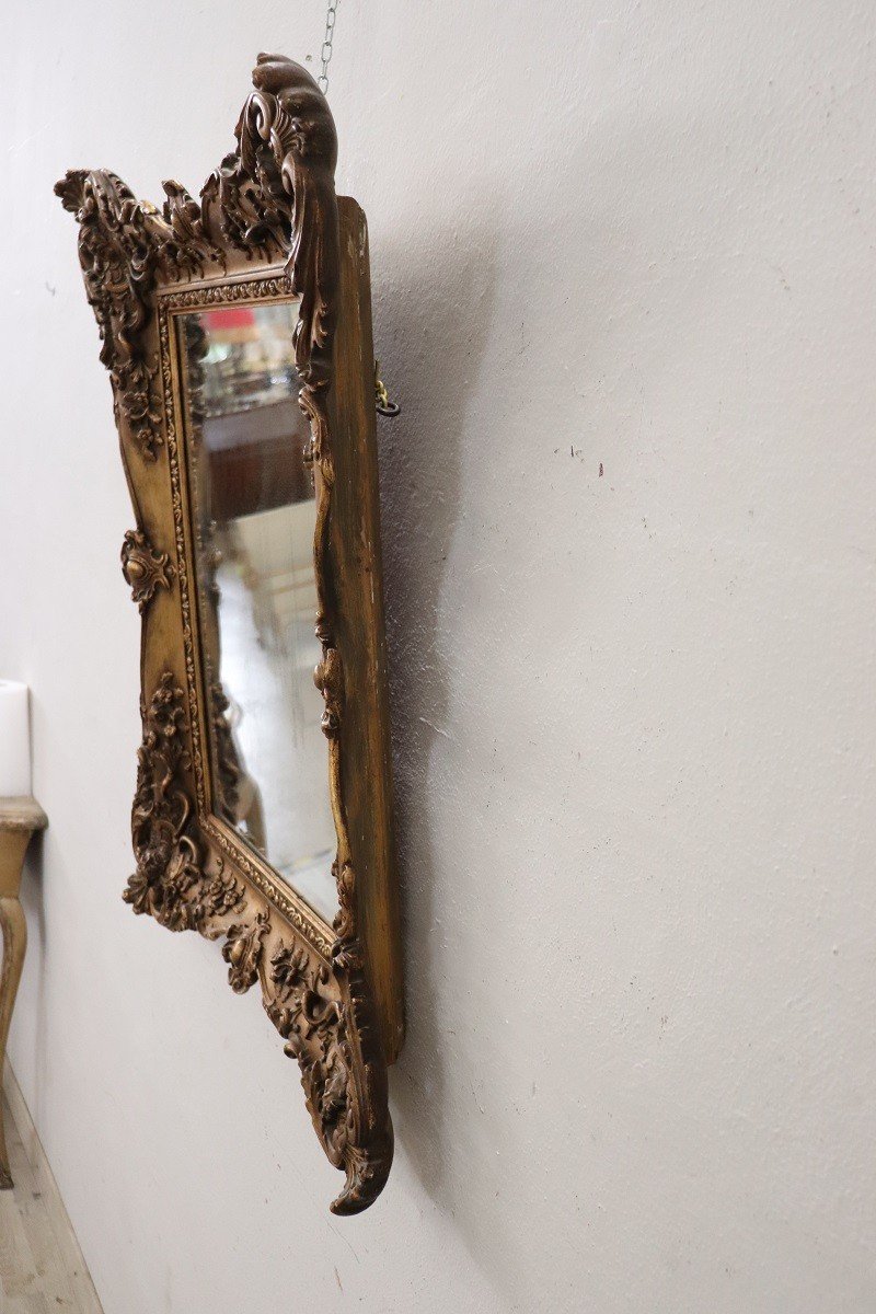 Gilded Wood Wall Mirror-photo-4