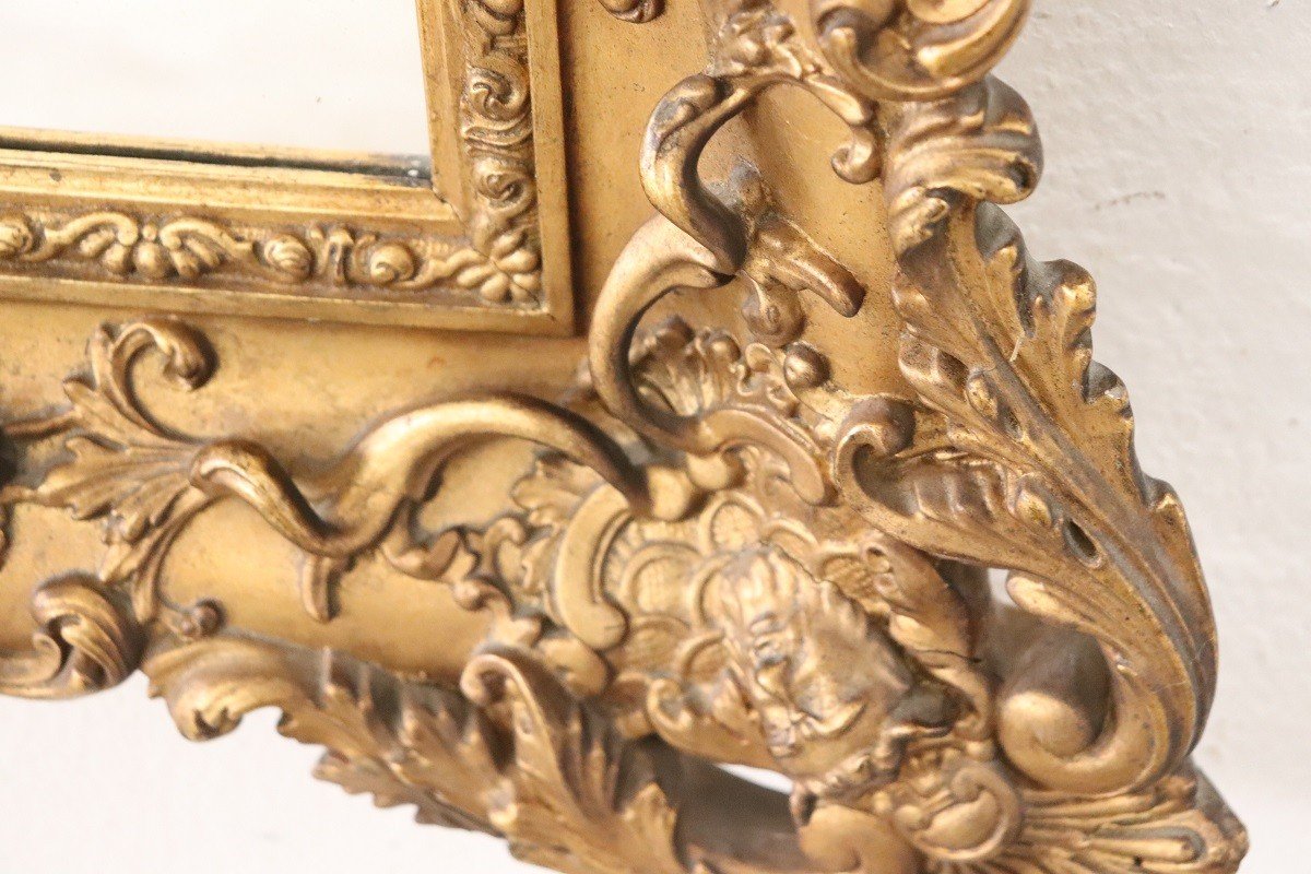 Gilded Wood Wall Mirror-photo-6