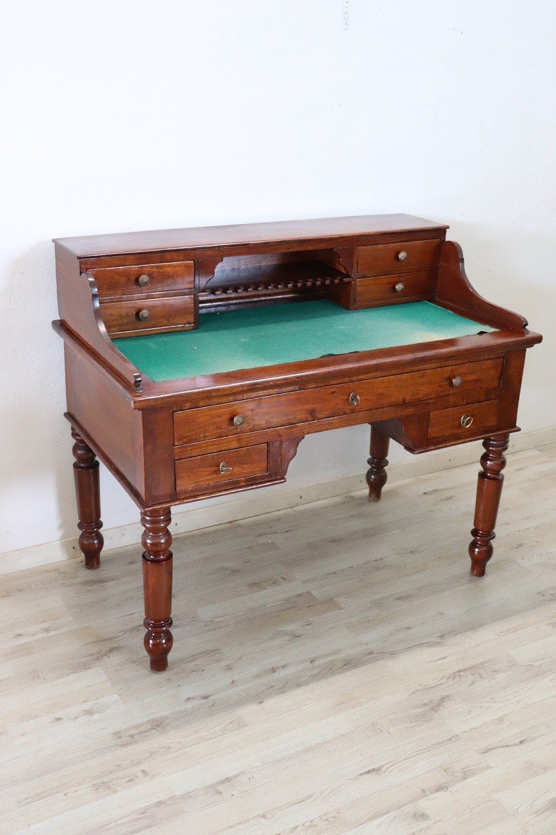 19th Century Cherry Wood Desk-photo-2