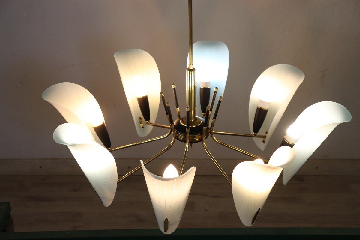 Italian Design Mid-century Chandelier-photo-2