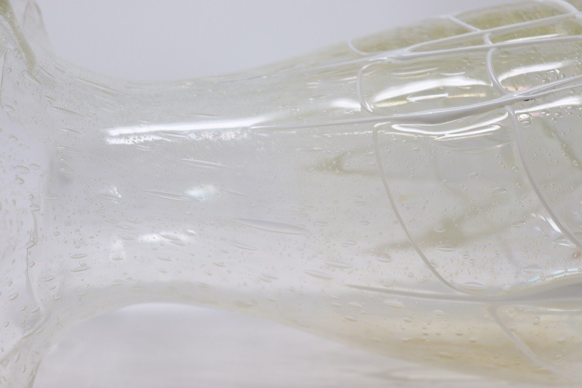 Vase En Verre Transparent, Murano Italie, 1980s-photo-4