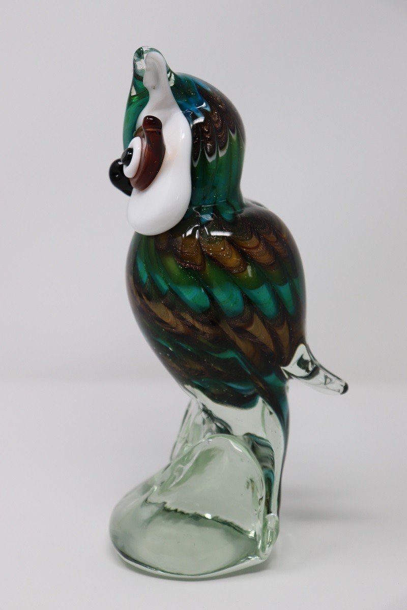 Hibou En Verre De Murano, 1980s-photo-2