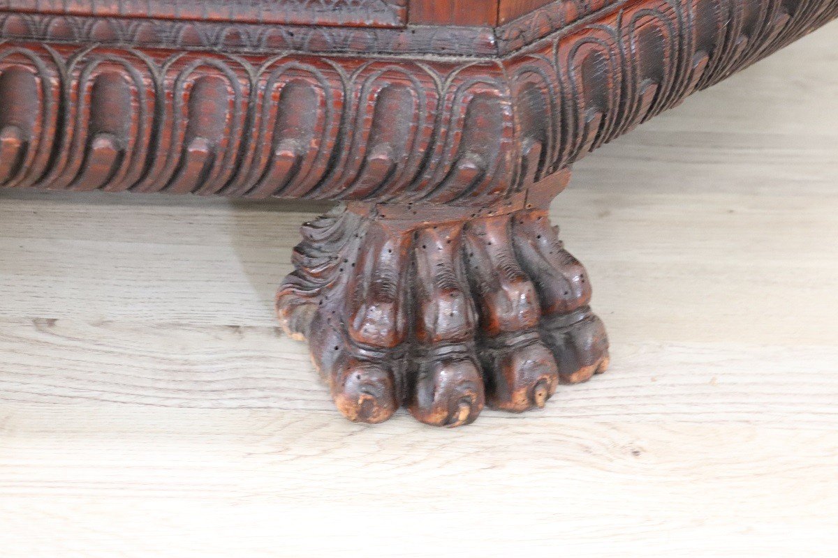 Early 20th Century Chest In Oak Wood-photo-3