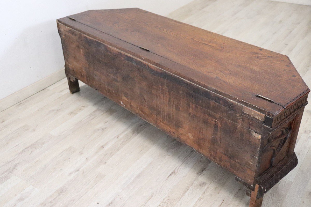 Early 20th Century Chest In Oak Wood-photo-6