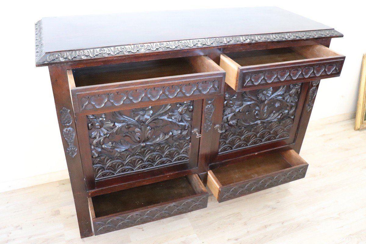 Early 20th Century Beech Sideboard-photo-2