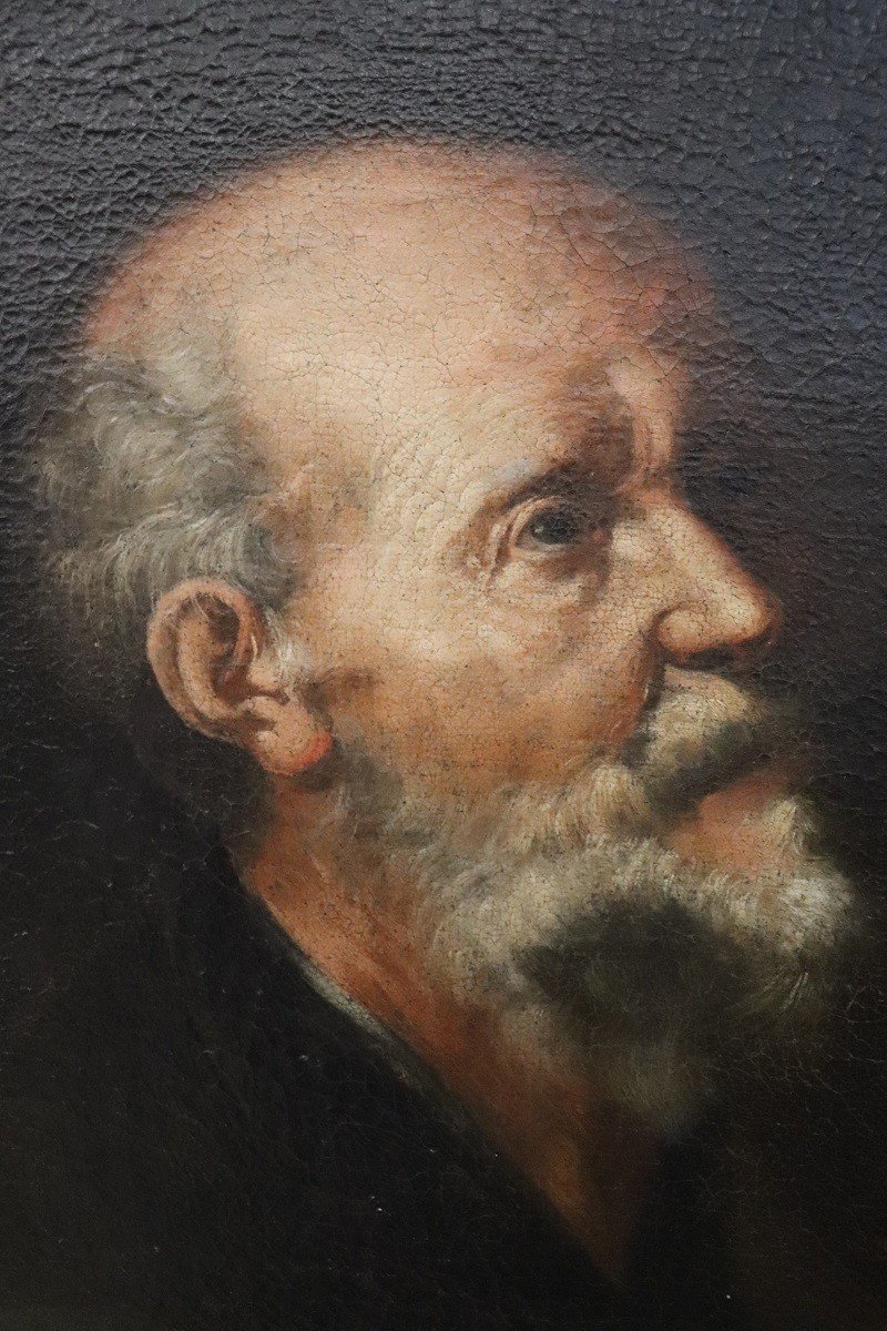 Portrait d'Homme, Huile Sur Toile, 17ème Siècle-photo-2