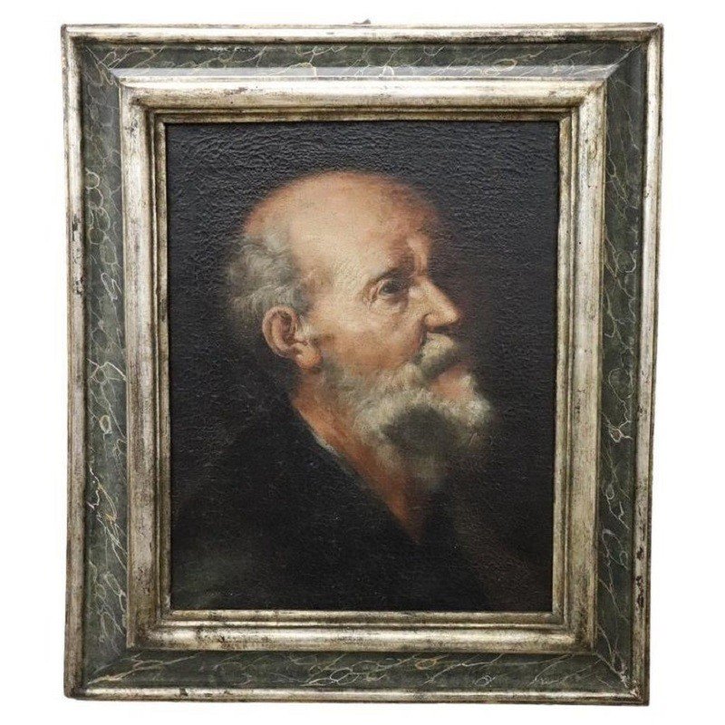 Portrait d'Homme, Huile Sur Toile, 17ème Siècle