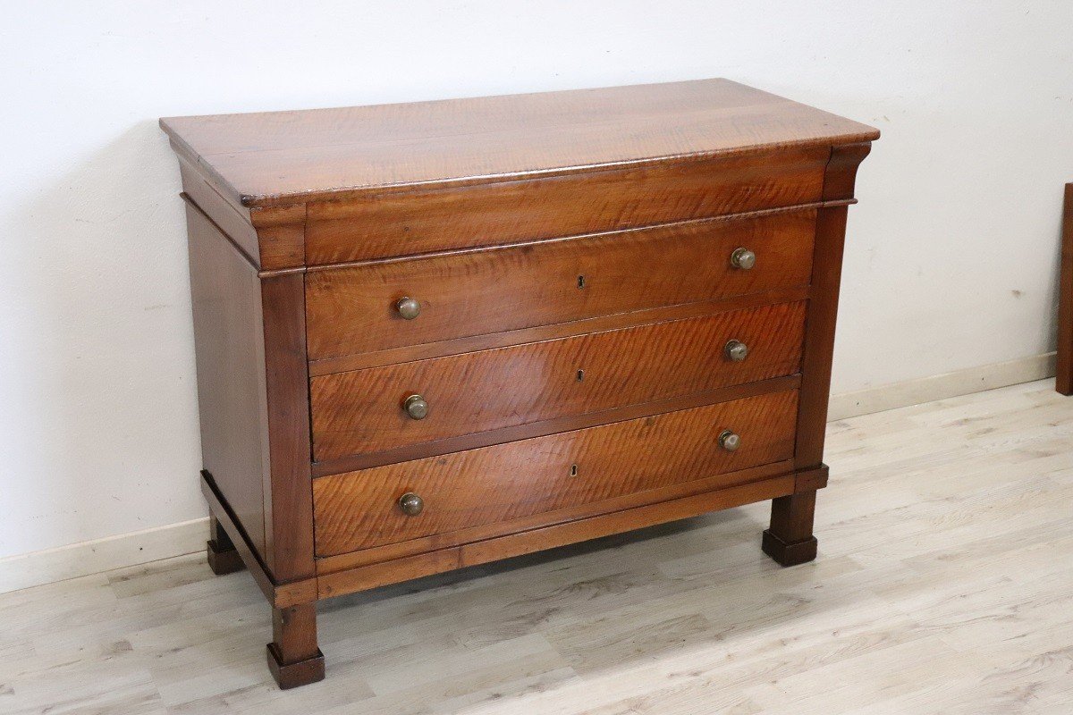 19th Century Chest Of Drawers In Walnut-photo-2