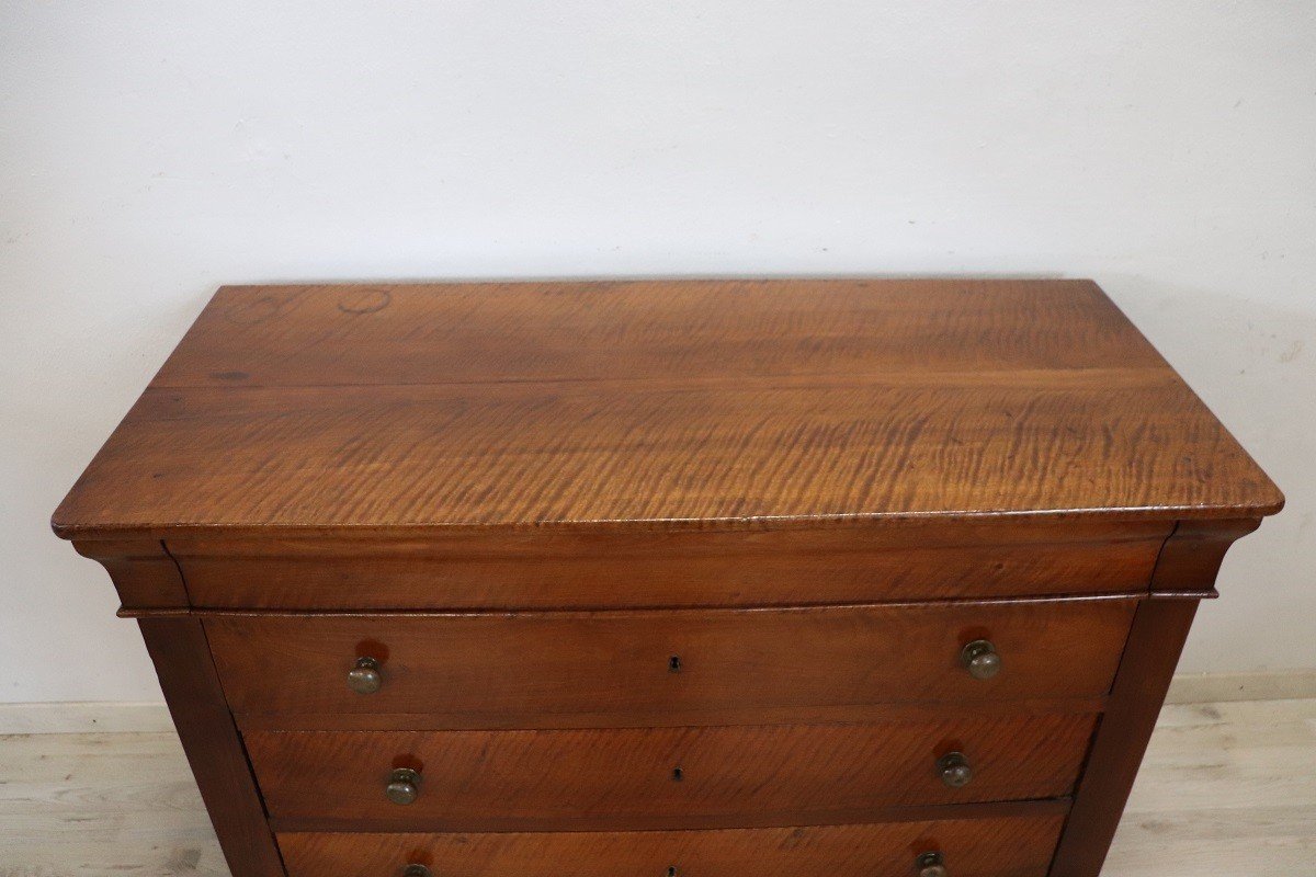 19th Century Chest Of Drawers In Walnut-photo-3