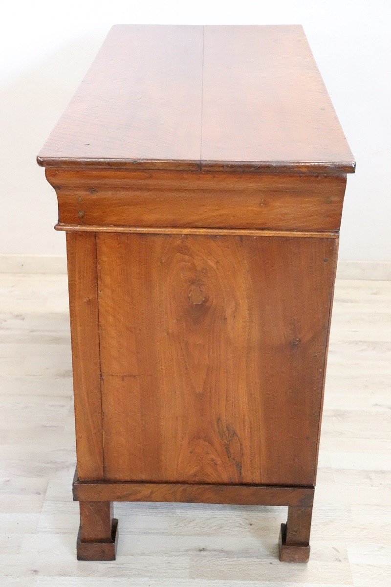 19th Century Chest Of Drawers In Walnut-photo-6