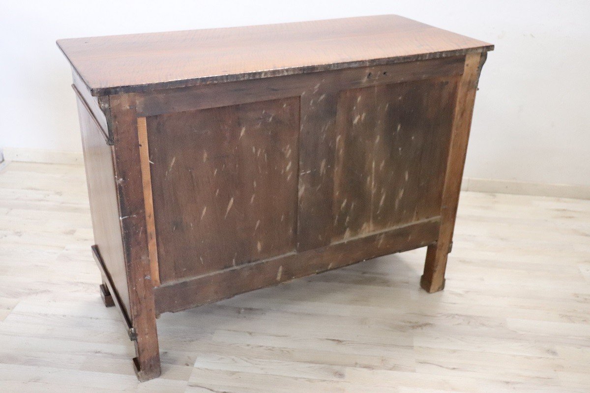 19th Century Chest Of Drawers In Walnut-photo-7