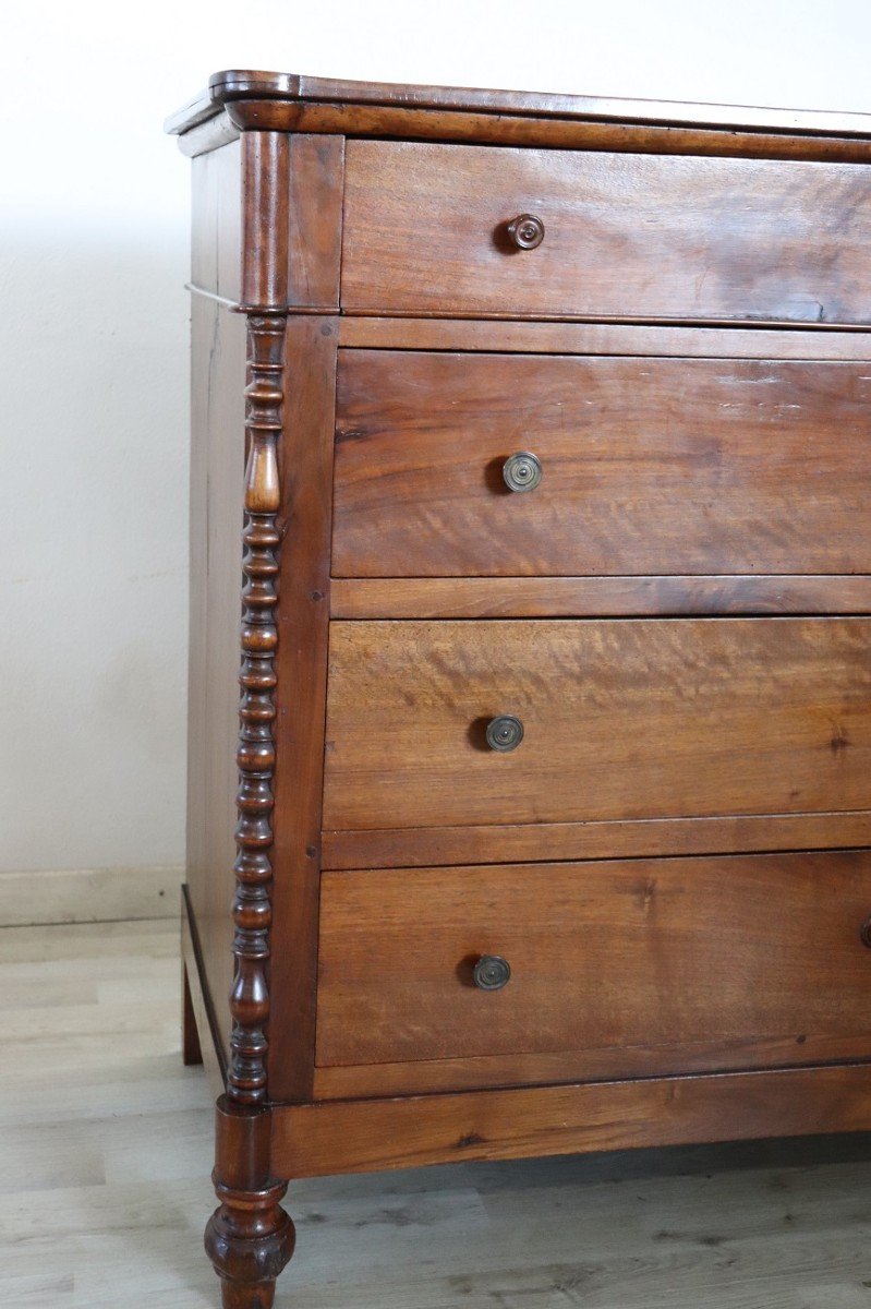 Mid-19th Century Chest Of Drawers In Walnut-photo-2