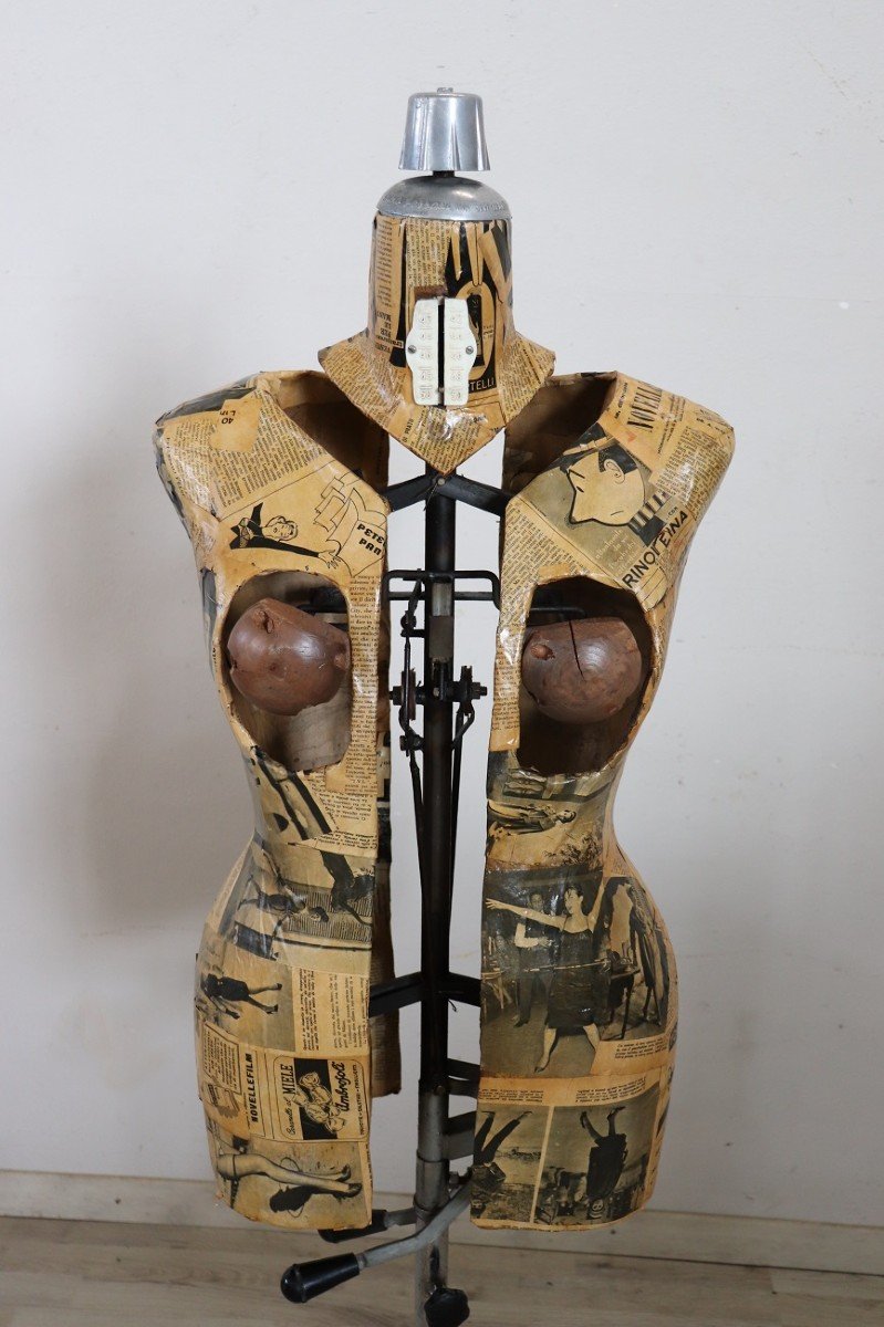 Mid-century Adjustable Tailor's Mannequin-photo-2