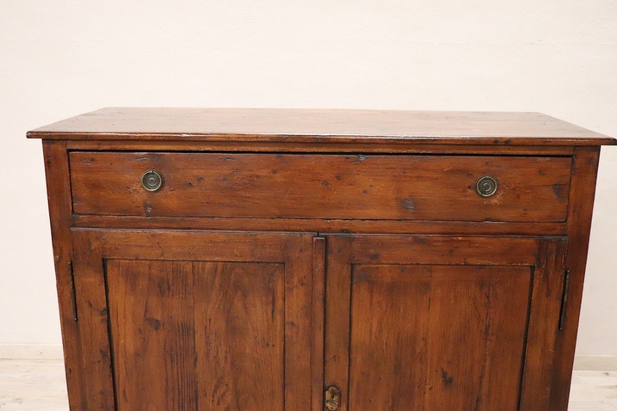 Early 20th Century Rustic Buffet In Fir Wood-photo-4