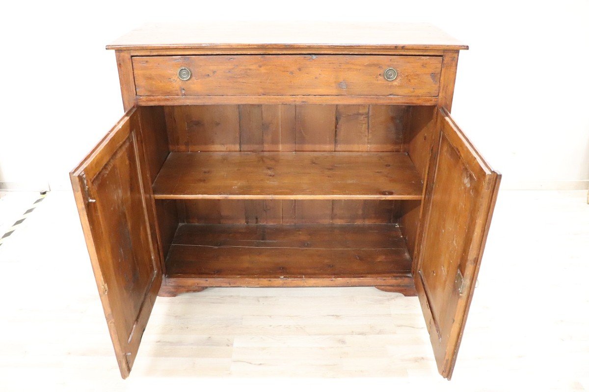 Early 20th Century Rustic Buffet In Fir Wood-photo-2