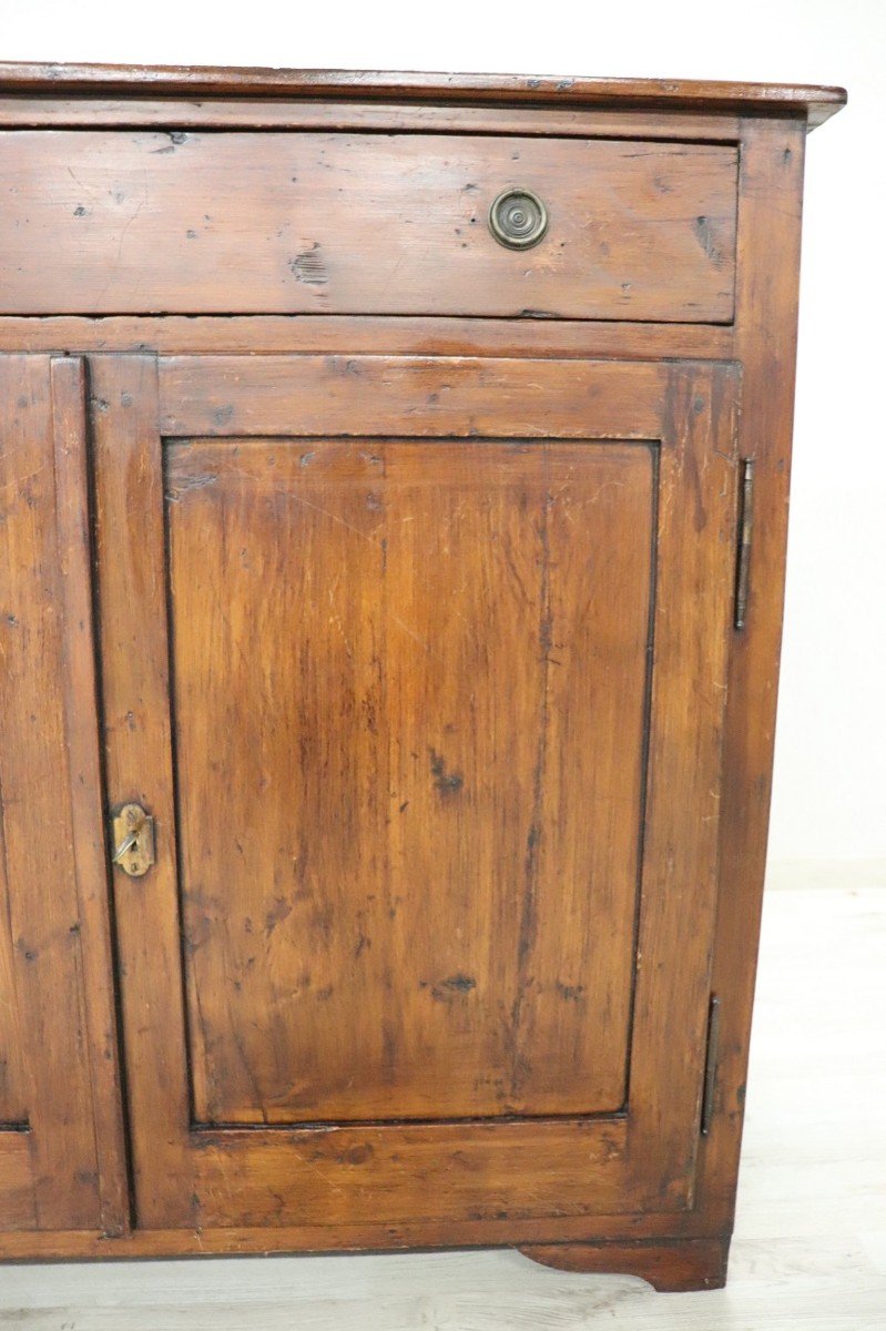 Early 20th Century Rustic Buffet In Fir Wood-photo-4