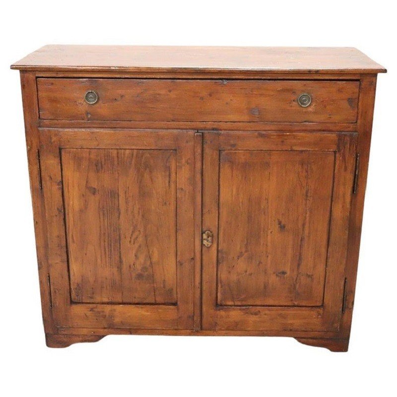 Early 20th Century Rustic Buffet In Fir Wood